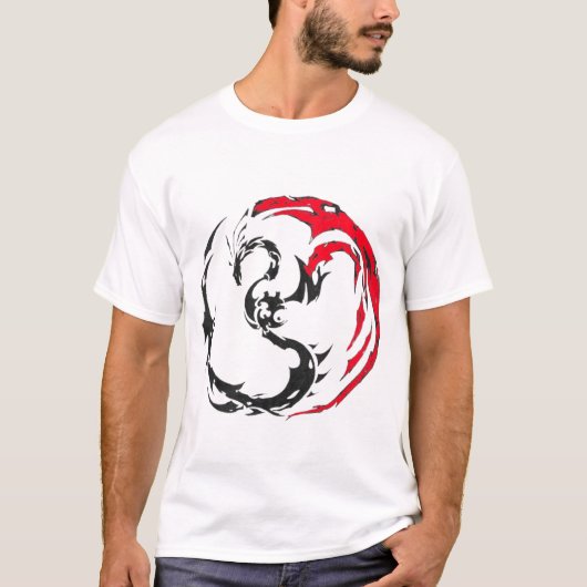 Stammes- Drache T-Shirt (Vorderseite)
