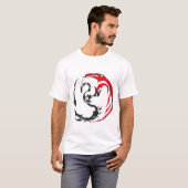 Stammes- Drache T-Shirt (Vorne ganz)