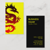 Stammes- Drache Visitenkarte (Vorne/Hinten)