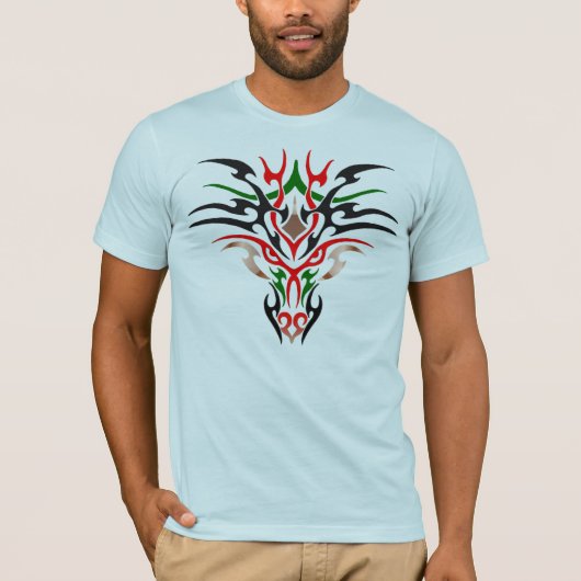 Stammes- Drachekopf T-Shirt (Vorderseite)