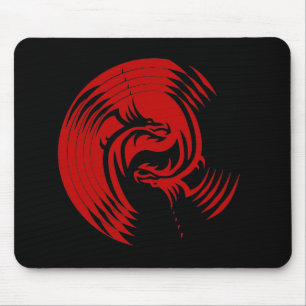 Stammes- Drachen Yin Yang (kundengerecht) Mousepad