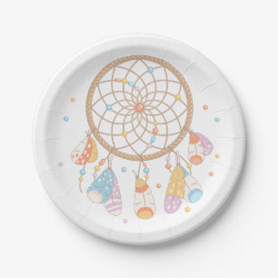 Stammes- Dreamcatcher Boho Baby Pappteller