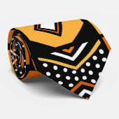 Stammes- Druck afrikanische Muster-Krawatte Krawatte (Gerollt)