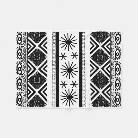 Stammes- Druck-Entwurf Fleecedecke (Vorderseite (Horizontal))