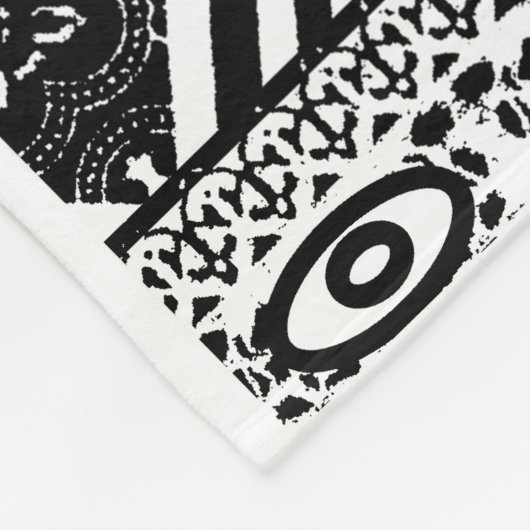 Stammes- Druck-Entwurf Fleecedecke (Ecke)