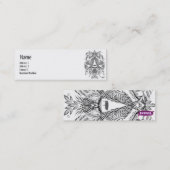 Stammes- - dünn mini visitenkarte (Vorne/Hinten)