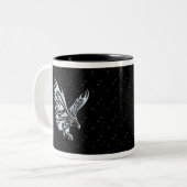 Stammes- Eagle Zweifarbige Tasse (Vorderseite Links)