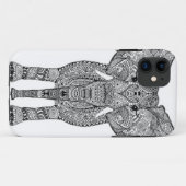 Stammes- Elefant iPhone Fall Case-Mate iPhone Hülle (Rückseite (Horizontal))