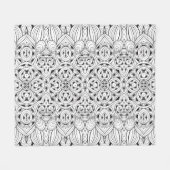 Stammes- Entwurf Fleecedecke (Vorderseite (Horizontal))