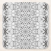 Stammes- Entwurf Rechteckiger Pappuntersetzer (Vorderseite)