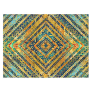 Stammes- ethnisches Boho Muster Tischdecke