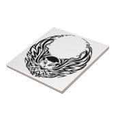 Stammes- Eule Fliese (Seite)