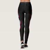 Stammes- Feder-Leggings Leggings (Rückseite)