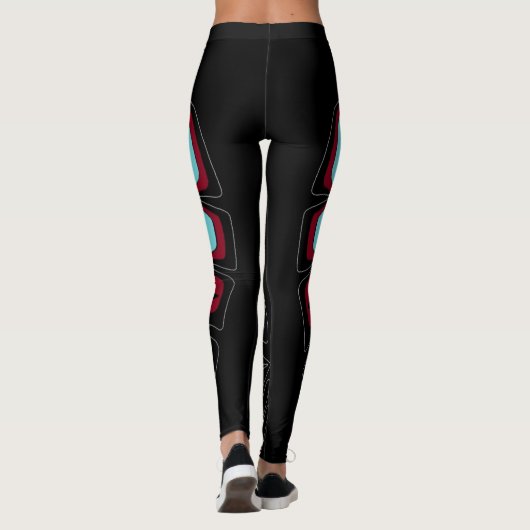 Stammes- Feder-Leggings Leggings (Rückseite)