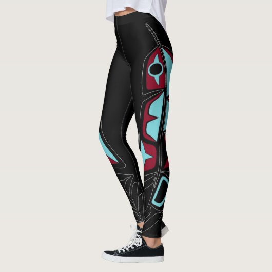 Stammes- Feder-Leggings Leggings (Links)