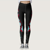Stammes- Feder-Leggings Leggings (Vorderseite)