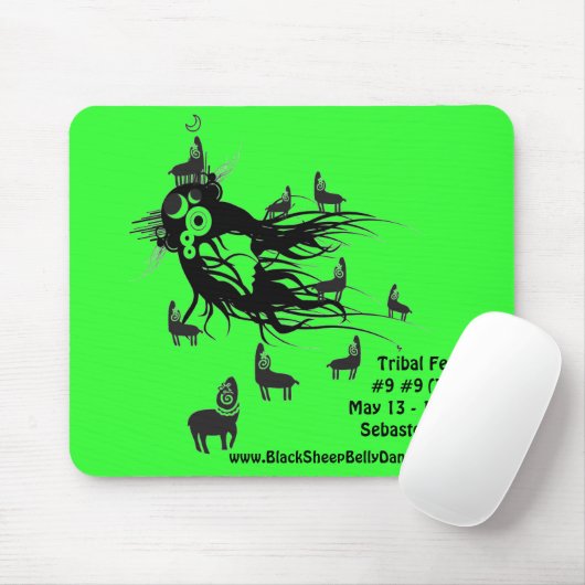 Stammes- Fest-Mausunterlage Mousepad (Mit Mouse)