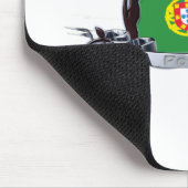 Stammes- Flagge Portugal Mousepad (Ecke)