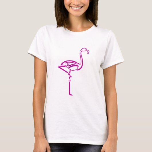 Stammes- Flamingo T-Shirt (Vorderseite)