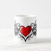 Stammes-Flügelherz Kaffeetasse (Mittel)