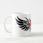 Stammes-Flügelherz Kaffeetasse (Links)