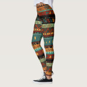 Stammes Fusion in Farbe Leggings (Links)