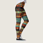 Stammes Fusion in Farbe Leggings (Rechts)