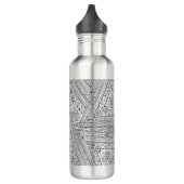 Stammes- Gekritzel 2 Trinkflasche (Links)