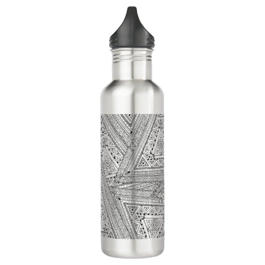 Stammes- Gekritzel 2 Trinkflasche (Links)