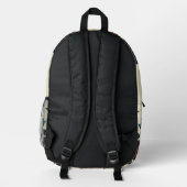 Stammes-Geometrisches Muster Rucksack (Rückseite)