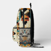 Stammes-Geometrisches Muster Rucksack (Rechts)