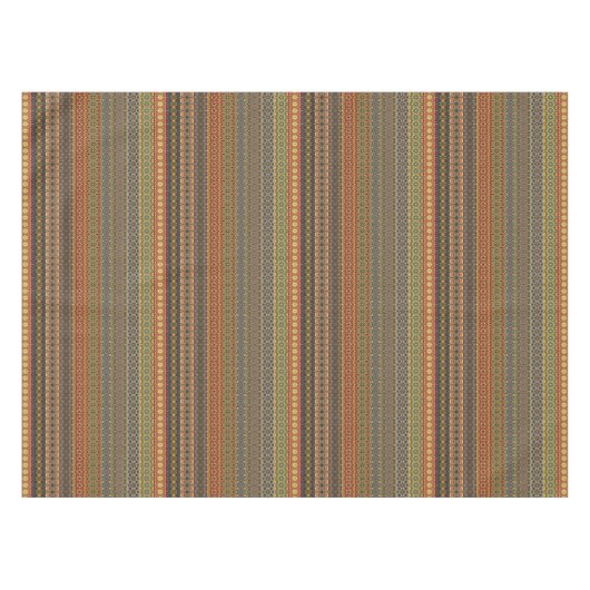 Stammes- gestreifter abstrakter Musterentwurf Tischdecke (Vorderseite (Horizontal))