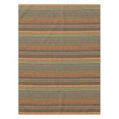 Stammes- gestreifter abstrakter Musterentwurf Tischdecke (Vorderseite)