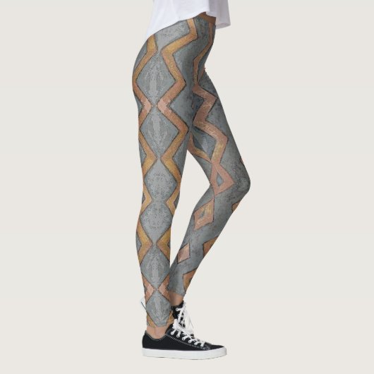 Stammes- graue Leggings (Rechts)