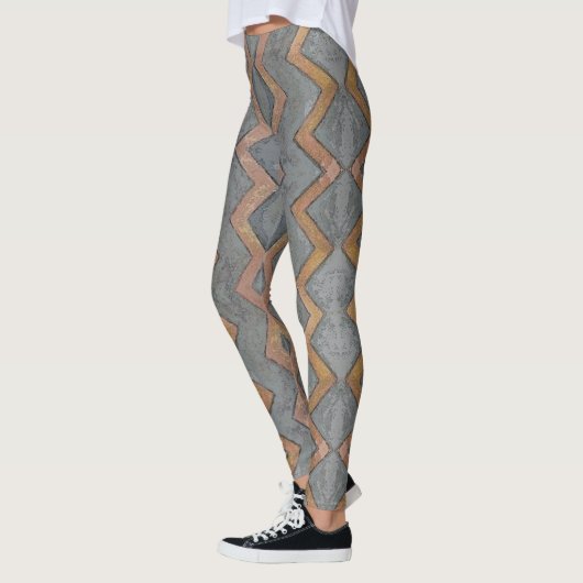 Stammes- graue Leggings (Links)
