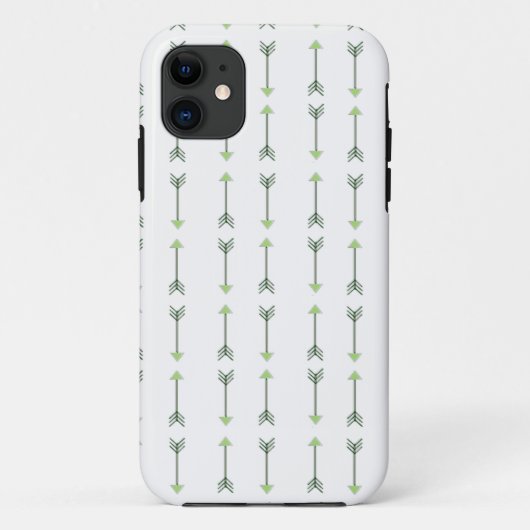 Stammes Green Arrow Pattern Case-Mate iPhone Hülle (Rückseite)