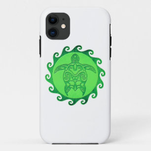 Stammes- grüne Meeresschildkröte iPhone 11 Hülle