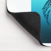 Stammes- Haifisch-Tätowierung Mousepad (Ecke)