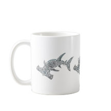 Stammes- Hammerhai-Haifisch-Verpackungs-Tasse