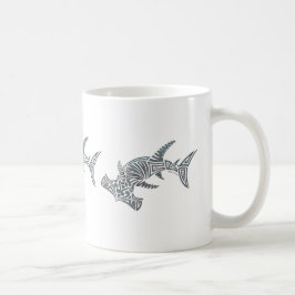 Stammes- Hammerhai-Haifisch-Verpackungs-Tasse Kaffeetasse
