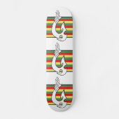 Stammes- hawaiischer Angelhaken Skateboard (Vorderseite)