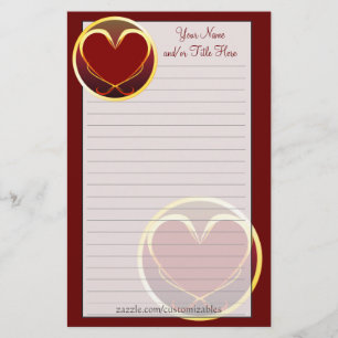 Stammes- Herz-Briefpapier Briefpapier