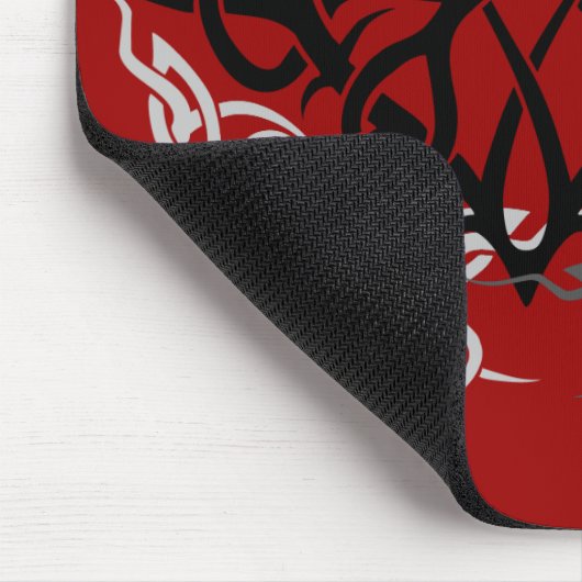 Stammes- Herzen Mousepad (Ecke)