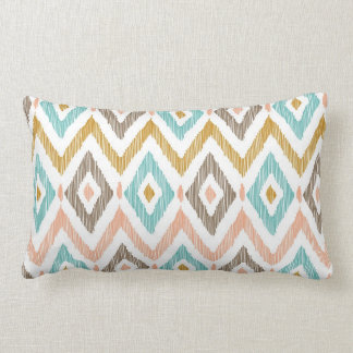 Stammes- Ikat Diamanten Lendenkissen