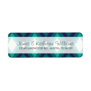 Stammes- Ikat Zickzack moderne Hochzeit