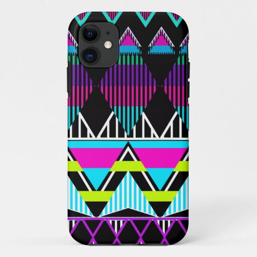 Stammes- inspirierter iPhone 5 Case-Mate-Neonfall Case-Mate iPhone Hülle (Rückseite)