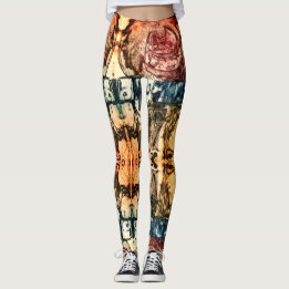 Stammes- Intaglio-Leggings Leggings