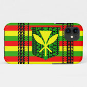Stammes- Kanaka Maoli Flagge Case-Mate iPhone Hülle (Rückseite (Horizontal))