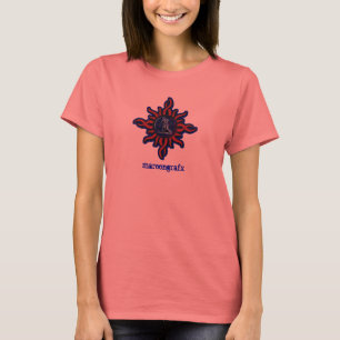 Stammes- Kastanienbraun T-Shirt