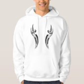 Stammes- Kriegers-Muster - traditionelles Hoodie (Vorderseite)
